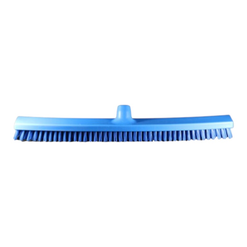 Industra Food HACCP schuurborstel - Harde PBT-borstelharen - Frans gaas - 60 cm - Blauw (voor het reinigen van terrassen)